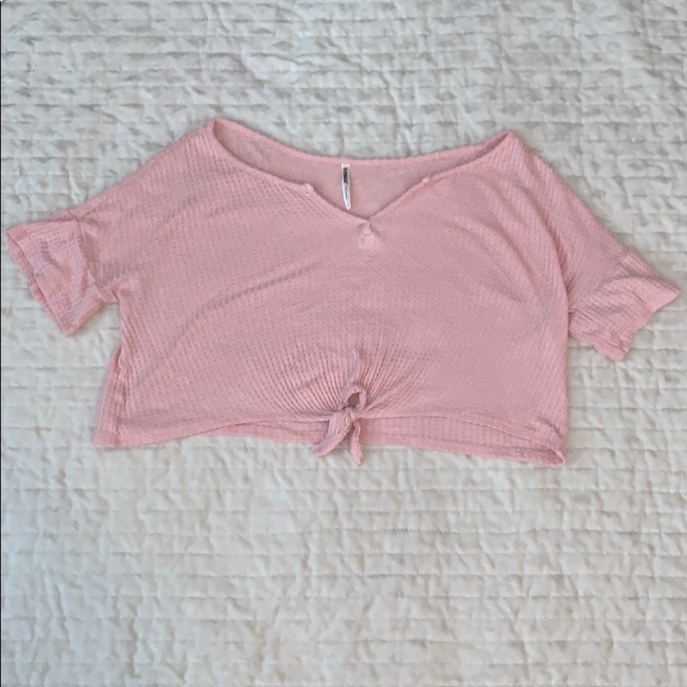 Waffle Knit Top